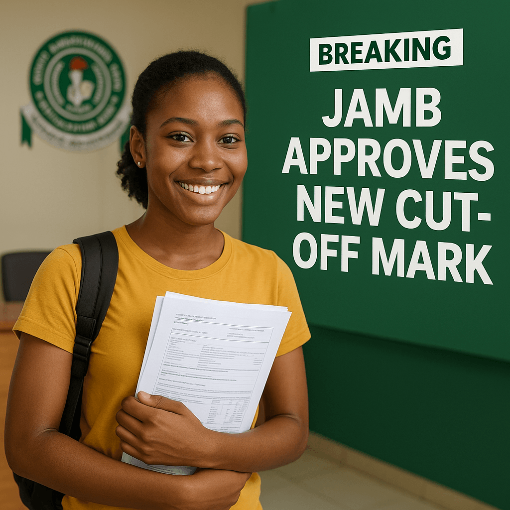 Jamb approves new cut-off mark for tertiary institutions in Nigeria for the 2925/2026 academic session