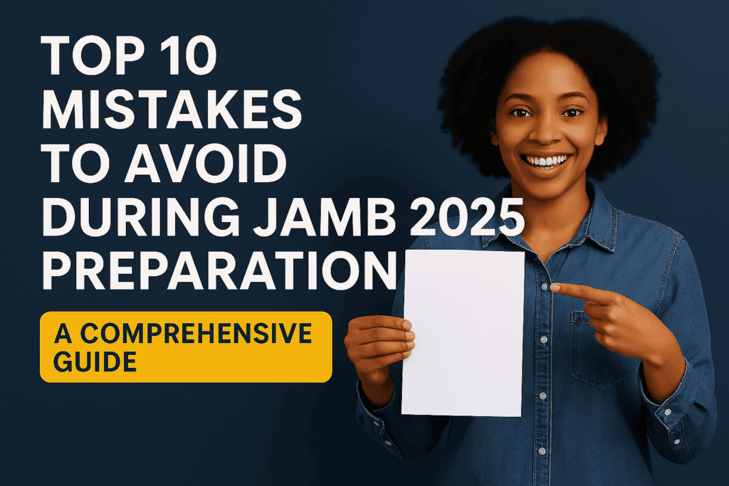 Top 10 Mistakes to Avoid During JAMB 2025 Preparation