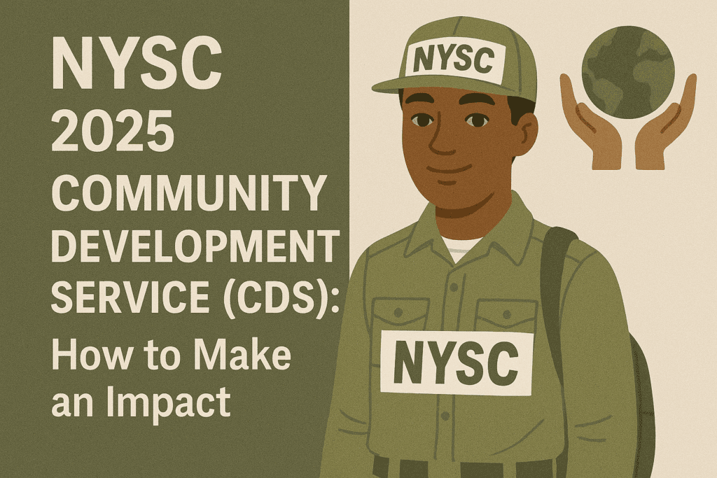 NYSC 2025 Community Development Service (CDS): How to Make an Impact