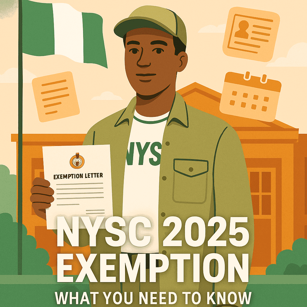NYSC Exemption Letter