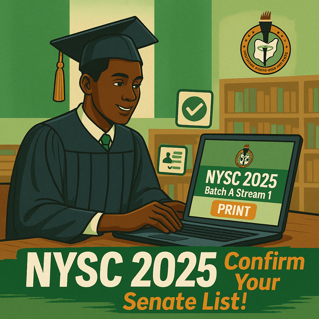 NYSC 2025 Batch A Stream 1 Senate List