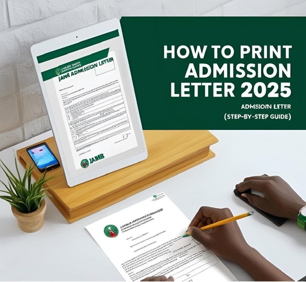 How to Print JAMB Admission Letter 2025 (Step-by-Step Guide)